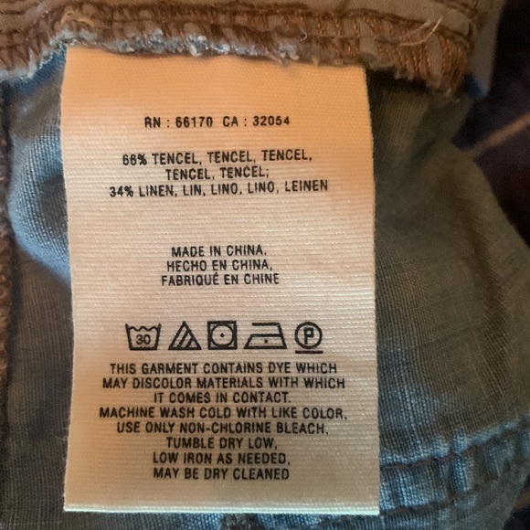 Anthropologie Pilcro lightweight chambray pants - Picture 6 of 6